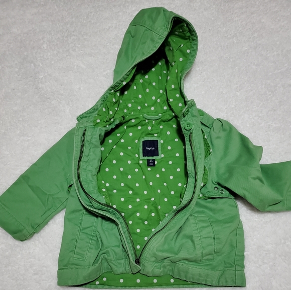 Gap green hooded jacket - Picture 4 of 4